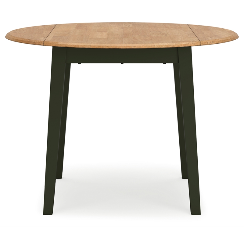 Bowery Hill Contemporary Light Brown Wood Dining Drop Leaf Table