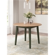 Bowery Hill Contemporary Light Brown Wood Dining Drop Leaf Table