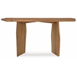 Bowery Hill Modern / Contemporary Natural Console Sofa Table