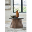 Bowery Hill Contemporary Solid Wood Brown Accent Coffee Table