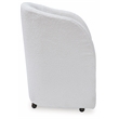 Bowery Hill Contemporary Engineered Wood Dining Chair in White (Set of 2)