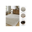 Bowery Hill Modern / Contemporary Gray & Ivory Finish 8x10 Rug