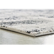 Bowery Hill Contemporary Black & Gray Machine Woven Polyester 8x10 Rug