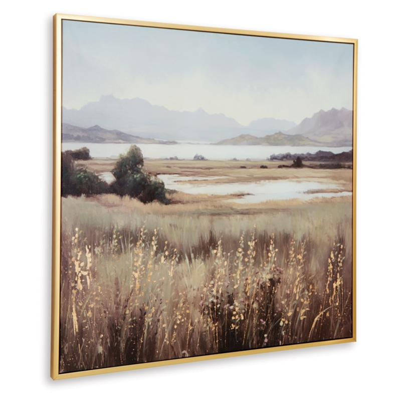 Bowery Hill Modern / Contemporary Brown & Beige Finish Wall Art