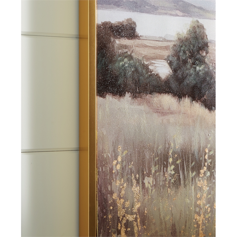 Bowery Hill Modern / Contemporary Brown & Beige Finish Wall Art