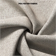Bowery Hill Traditional Corner-blocked Frame Polyester Dune Sofa