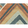 Bowery Hill Contemporary Corner-blocked Frame Polyester Blue Sofa