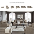 Bowery Hill Contemporary Corner-blocked Frame Polyester Taupe Sofa