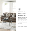 Bowery Hill Contemporary Corner-blocked Frame Polyester Nutmeg Sofa