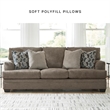 Bowery Hill Contemporary Corner-blocked Frame Polyester Nutmeg Sofa