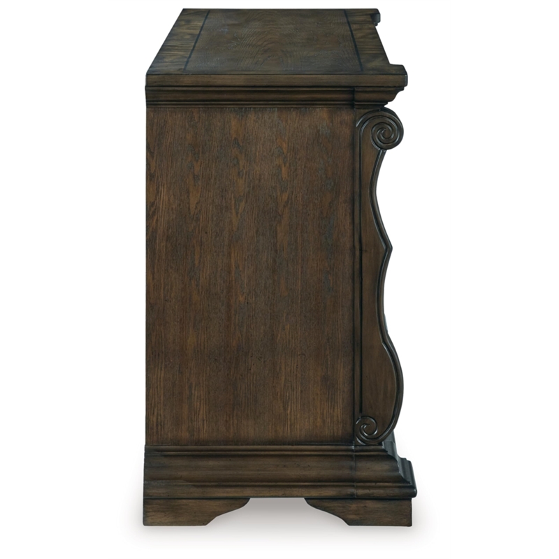 Bowery Hill Modern / Contemporary Wood Dark Brown Dining Buffet