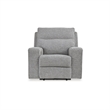 Bowery Hill Modern / Contemporary Polyester Pewter Power Recliner
