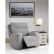 Bowery Hill Modern / Contemporary Polyester Pewter Power Recliner