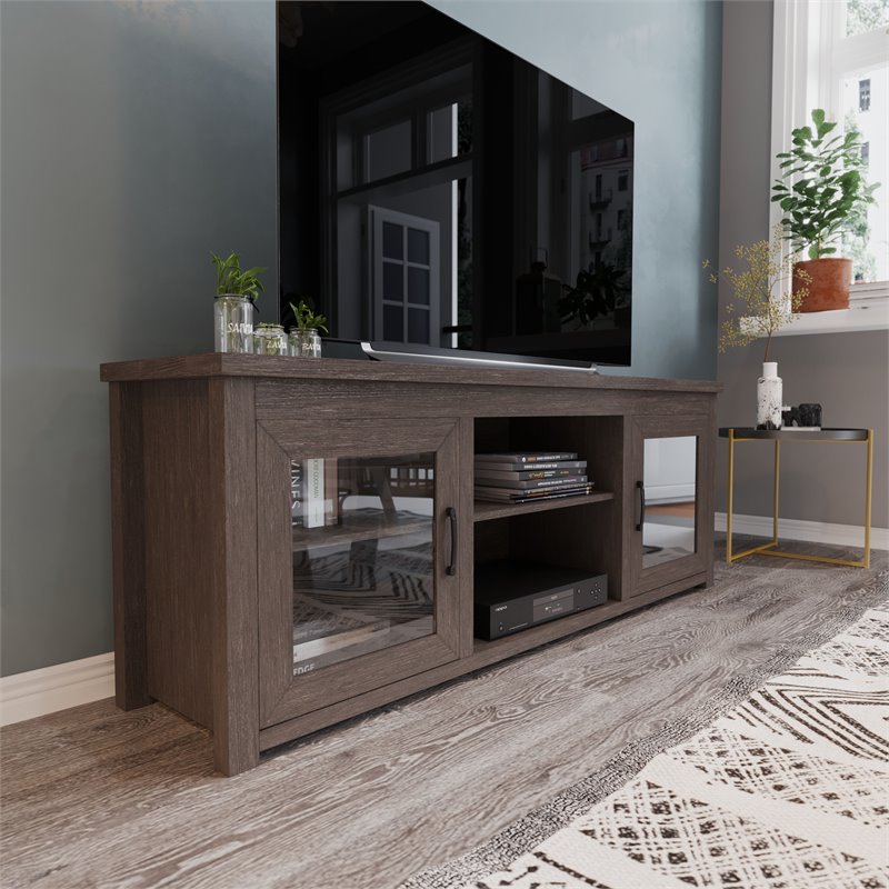 Bowery Hill Engineered Wood TV Stand for up to 80
