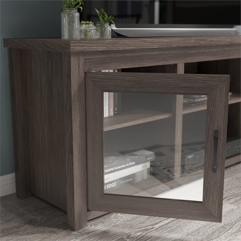 Bowery Hill Engineered Wood TV Stand for up to 80