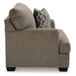 Bowery Hill Contemporary Corner-blocked Frame Polyester Nutmeg Oversized Chair