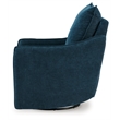 Bowery Hill Polyester Navy Swivel Power Recliner 34