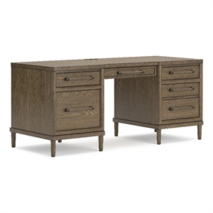 Bowery Hill Modern / Contemporary Wood Brown 68&quot Home Office Desk