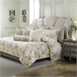 Bowery Hill Contemporary 9-Piece Queen Comforter Set - Frost