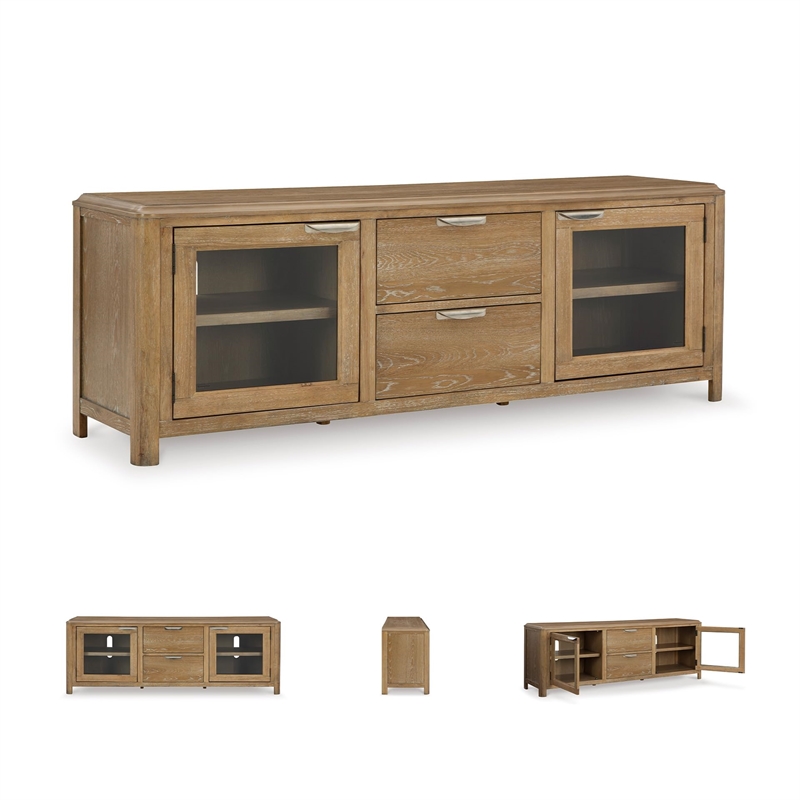 Bowery Hill Contemporary Light Brown 80
