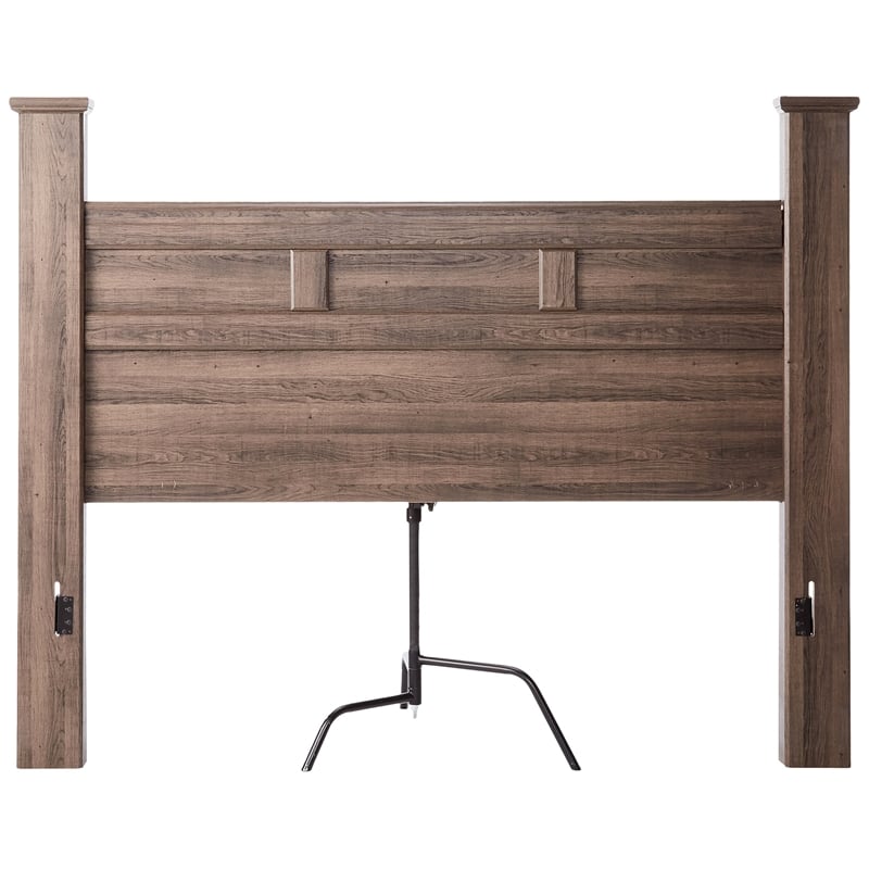 Bowery Hill Wood Dark Brown King Bed Rectangular 68