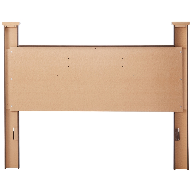 Bowery Hill Wood Dark Brown King Bed Rectangular 68