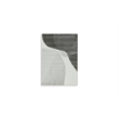 Bowery Hill Modern Polyester and Polypropylene Gray & Ivory 8x10 Rug