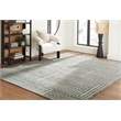 Bowery Hill Contemporary Wool and Cotton Ivory & Gray 8x10 Rug