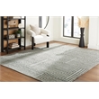 Bowery Hill Contemporary Wool and Cotton Ivory & Gray 8x10 Rug