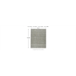 Bowery Hill Contemporary Wool and Cotton Ivory & Gray 8x10 Rug