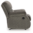 Bowery Hill Polyester Contemporary Pull-tab Reclining Motion Brindle Recliner