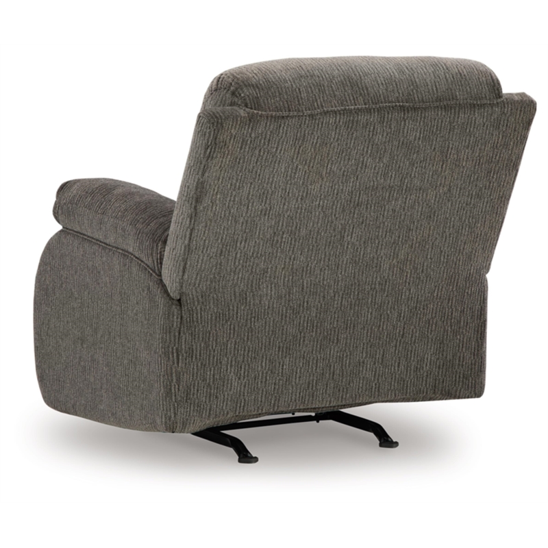 Bowery Hill Polyester Contemporary Pull-tab Reclining Motion Brindle Recliner