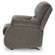 Bowery Hill Polyester Contemporary Pull-tab Reclining Motion Brindle Recliner