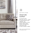 Bowery Hill Contemporary Corner-blocked frame Pebble Full Sofa Sleeper