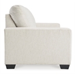 Bowery Hill Contemporary Corner-blocked frame White Full Sofa Sleeper