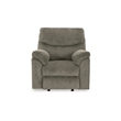 Bowery Hill Contemporary Putty Recliner with Pull-Tab Reclining Motion