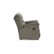 Bowery Hill Contemporary Putty Recliner with Pull-Tab Reclining Motion