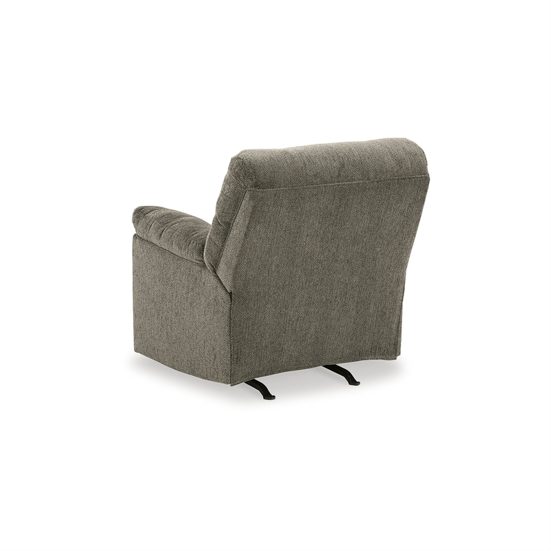 Bowery Hill Contemporary Putty Recliner with Pull-Tab Reclining Motion