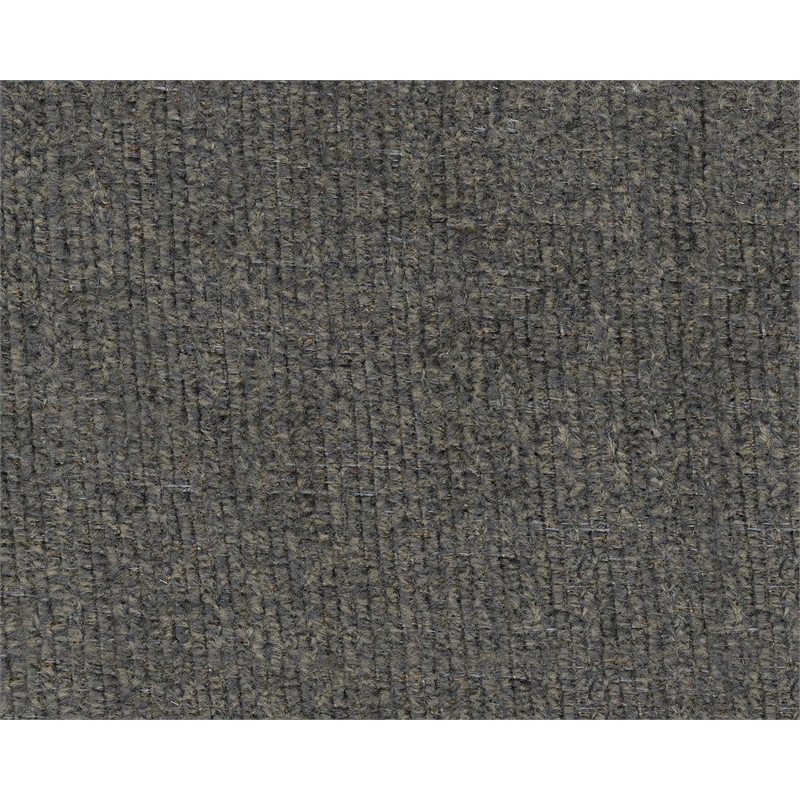 Bowery Hill Polyester Contemporary Pull-tab Reclining Motion Pewter Recliner