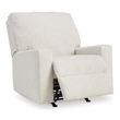 Bowery Hill Contemporary Snow Recliner with Pull Tab Reclining Motion