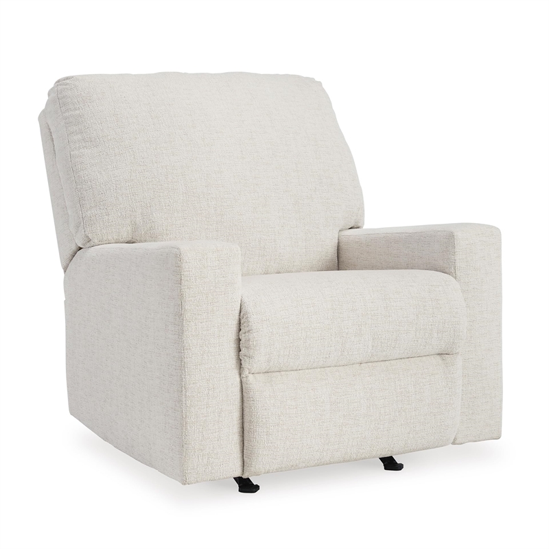 Bowery Hill Contemporary Snow Recliner with Pull Tab Reclining Motion