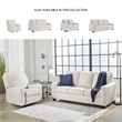 Bowery Hill Contemporary Snow Recliner with Pull Tab Reclining Motion