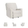 Bowery Hill Contemporary Snow Recliner with Pull Tab Reclining Motion