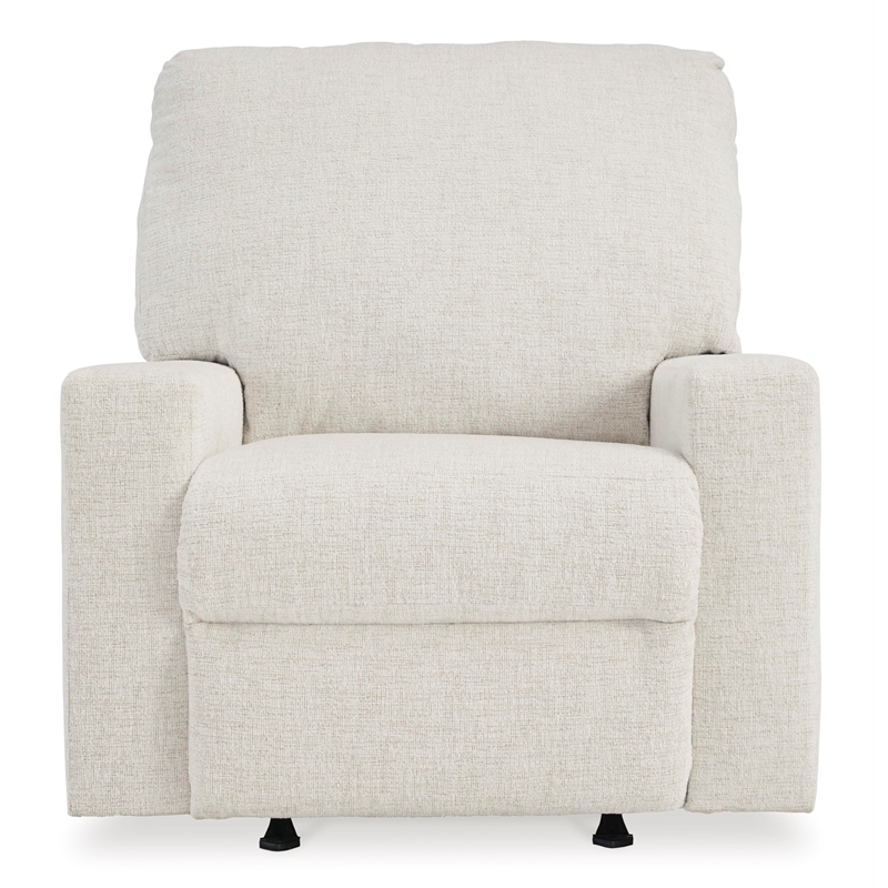 Bowery Hill Contemporary Snow Recliner with Pull Tab Reclining Motion