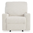 Bowery Hill Contemporary Snow Recliner with Pull Tab Reclining Motion