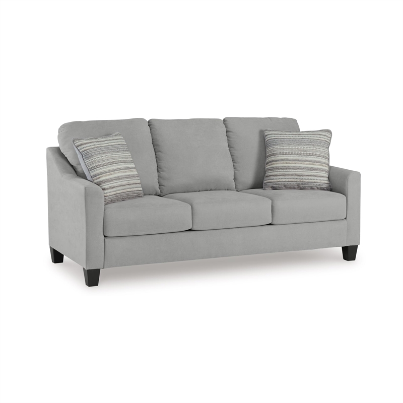 Bowery Hill Contemporary Corner-blocked frame Sofa with Pillows