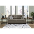 Bowery Hill Contemporary Corner-blocked frame Chocolate Sofa