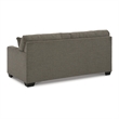 Bowery Hill Contemporary Corner-blocked frame Chocolate Sofa