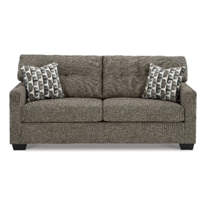 Bowery Hill Contemporary Corner-blocked frame Chocolate Sofa