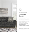 Bowery Hill Polyester Contemporary Corner-blocked frame Gunmetal Sofa